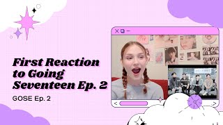 Baby CARATs Reaction Going Seventeen Ep 2 [upl. by Melmon]