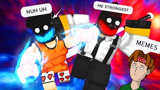 ROBLOX Strongest Battlegrounds Funny Moments Part 4 MEMES 💪 [upl. by Silvana972]