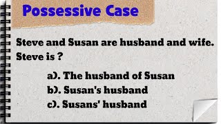 Possessive Genitive Case  Quiz [upl. by Ayotan]