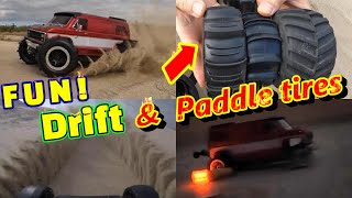 I played with Kyosho Mad Van with two types of paddle tires and drift tires USA1 will also come out [upl. by Adieren]