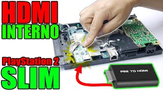 Revive tu PS2 Slim en HD 🤩 Instalación de HDMI Interno Paso a Paso [upl. by Eralc]