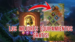 LOS MEJORES EQUIPAMIENTOS GRATIS PARA LOS COMANDANTES  F2P  RISE OF KINGDOMS ESPAÑOL [upl. by Aekal]