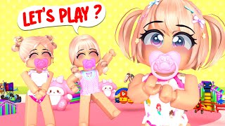 I WENT TO AN ALL GIRLS DAYCARE IN ROBLOX BROOKHAVEN [upl. by Cyma]