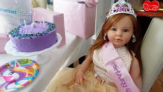 Reborn Child Autumns Birthday Party Reborn role play  Reborn Love [upl. by Meesaw]