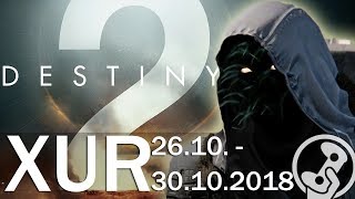 Destiny 2  Xur  Position vom 26 bis 30 Oktober 2018  Telesto [upl. by Dorwin]