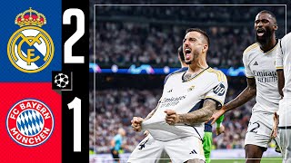 Real Madrid 21 Bayern München  HIGHLIGHTS  Champions League SemiFinals [upl. by Anelac]