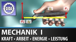 Trailer  Mechanik I  Kraft Arbeit Energie Leistung  Physik  Schulfilm [upl. by Yrocal]