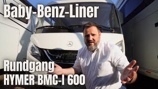 BabyBenzLiner HYMER BKlasse MCI 600  ausführlicher Rundgang im Sondermodell White Line 2023 [upl. by Eniad]