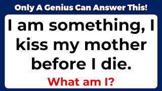 ONLY A GENIUS CAN ANSWER THESE 10 TRICKY RIDDLES  Riddles Quiz  Part 4 [upl. by Einnaoj]