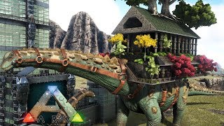 ARK Titanosaurus Forest Temple Speed Build [upl. by Julide]