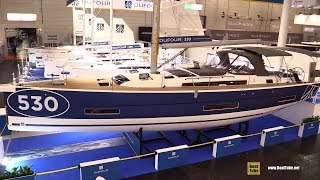 2020 Dufour 530 Sailing Yacht  Walkaround Tour  Debut at 2020 Boot Dusseldorf [upl. by Supmart638]