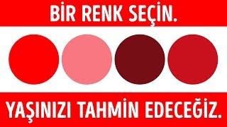 ZİHİNSEL YAŞINIZI ORTAYA ÇIKARACAK BİR RENK TESTİ [upl. by Rocca905]