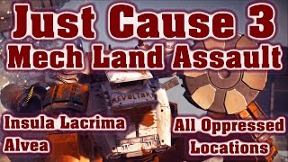 Just Cause 3  Alvea  All Oppressed Locations [upl. by Yllop]