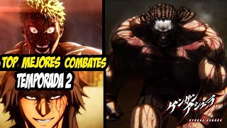 TOP MEJORS PELEAS DE KENGAN ASHURA  Temporada 2  Leuhan [upl. by Emolas]