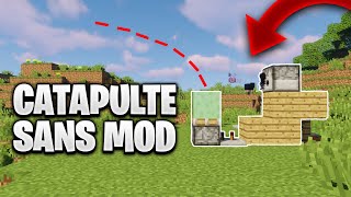 Une CATAPULTE sur MINECRAFT  short shorts minecraft [upl. by Llemar]