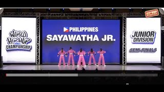 Sayawatha Jr  Philippines  Junior Division  2024 World Hip Hop Dance Championship Semifinals [upl. by Elana194]