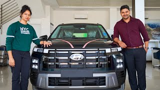 Taking Delivery of 2024 Hyundai Creta Facelift Bold Color in 4K  ❤️ Anniversary Special ❤️ [upl. by Oicinoid772]