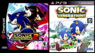 Sonic Adventure 2 and Generations City Escape Classic Music Fused [upl. by Down637]