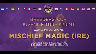 2022 Breeders Cup Juvenile Turf Sprint  Mischief Magic [upl. by Nomihs]