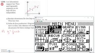 Matematik 5000 Ma 2b Kapitel 4 Statistik Modellering Regressionsanalys 4413 [upl. by Ettelohcin]