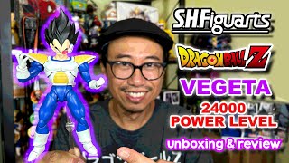 SH Figuarts Dragonball Z Vegeta  24000 Power Level  Unboxing and Review [upl. by Ragnar157]