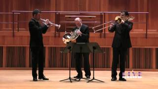 Live On Stage presents NY Brass Arts Trio [upl. by Assirrec995]