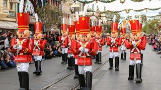 See The Magic Of The Christmas Fantasy Parade At Disneyland [upl. by Ecnarual759]