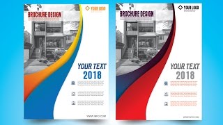 how to makeBrochure Design in CorelDraw x7 6 by as graphics [upl. by Eniale]