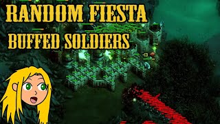 Random Fiesta  Buffed Soldiers  Custom Map  They Are Billions [upl. by Germayne]