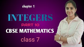 INTEGERS  PART 10 CHAPTER 1 CBSE MATHEMATICS CLASS 7 in Malayalam [upl. by Ibot]