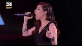 Pitty canta Malandragem no Premio Multishow 2014 [upl. by Annaek239]