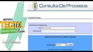 ¿COMO CONSULTAR SU PROCESO POR INTERNET [upl. by Dleifxam347]