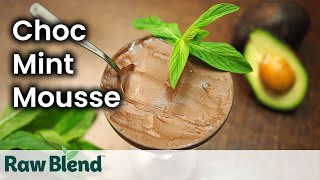 How to make Choc Mint Mousse in a Vitamix Blender  Recipe Video [upl. by Eirelam]