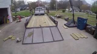 Lawn Care Trailer Floor Replacement [upl. by Killoran]