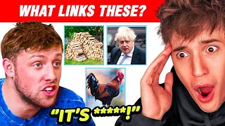 REACTING TO SIDEMEN GUESS THE OFFENSIVE LINK [upl. by Jilly714]