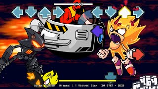 FNF Prey P HD  Prey HD with a good ending  Super Sonic VS Starved Eggman █ Friday Night Funkin █ [upl. by Aramenta302]