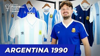 Argentinas 1990 World Cup Kits [upl. by Dijam269]