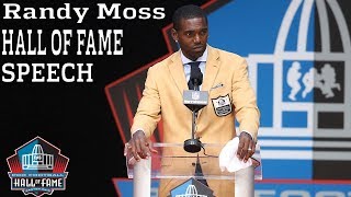 Randy Moss FULL Hall of Fame Speech  2018 Pro Football Hall of Fame  NFL [upl. by Toomin]