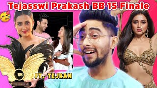 Tejasswi Prakash Bigg Boss 15 Winning Moment ft Tejran Reaction [upl. by Oecile740]