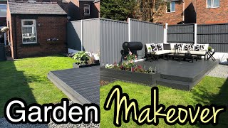 GARDEN TRANSFORMATION 🌳🌻🌸  GARDEN MAKEOVER REVEAL  FULL DIY GARDEN RENOVATION TIMELAPSE [upl. by Attiuqehs248]