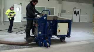 Blastrac BMP4000 RideOn Milling amp Sawing Machine In Action [upl. by Anytsyrk571]