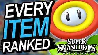 Ranking ALL ITEMS In Super Smash Bros Ultimate [upl. by Sicular]