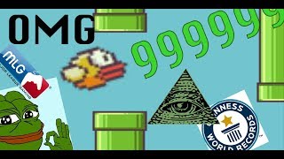 IMPOSSIBLE FLAPPY BIRD WORLD RECORD 99999  MLG  MEMES  CRINGE  FUNNY MOMENTS [upl. by Kenwood]