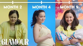 This is Your Pregnancy in 2 Minutes  Glamour [upl. by Reggis]