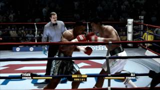 Fight Night Champion PS3 Mike Tyson Vs Muhammad Ali 1080p [upl. by Dlorag]