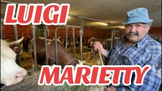 Azienda Agricola MARIETTY LUIGI e ROBERT razza pezzata rossa valdostana frEchevennoz Etroubles AO [upl. by Aicenek]