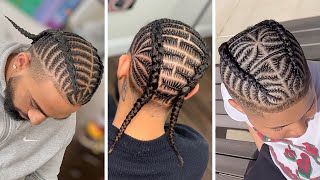 Fishbone x Iverson Braids Styles For Men  ShortMediumLong Braids [upl. by Merriman894]