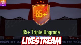 🔴 FIFA 22 LIVE  85 TRIPLE UPGRADE SBC amp MID ICON UPGRADEs  19 UHR CONTENT amp TRADING LIVESTREAM [upl. by Timmie]