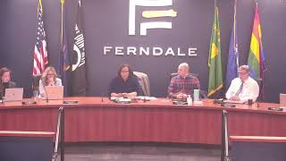 City of Ferndale City Council Meeting 01222024 [upl. by Beekman]