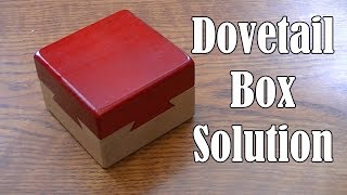 Impossible Dovetail Box Puzzle [upl. by Emilio984]